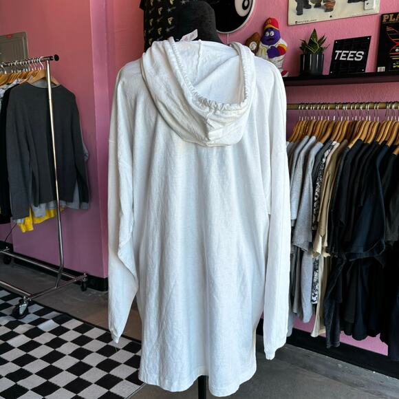 Vintage 90s Mickey Mouse Jerry Leigh Hooded Long Sleeve Size L - Picture 3 of 6